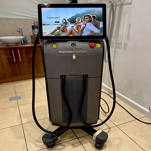 Soprano Ice Titanium Alma Laser Hair Removal Trio4cm + Trio